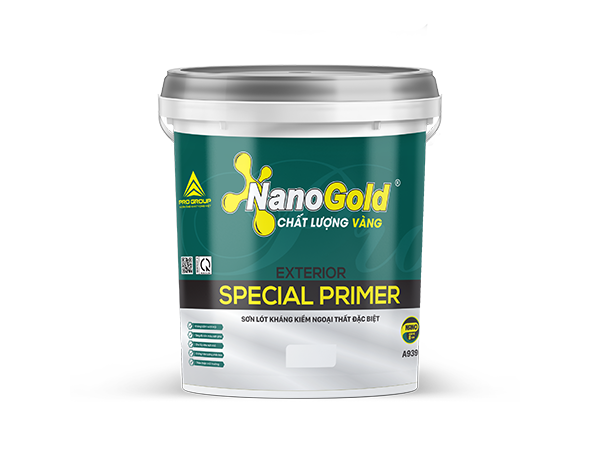 Sơn lót kháng kiềm ngoại thất đặc biệt Nano Gold Exterior Spaecial Primer A939