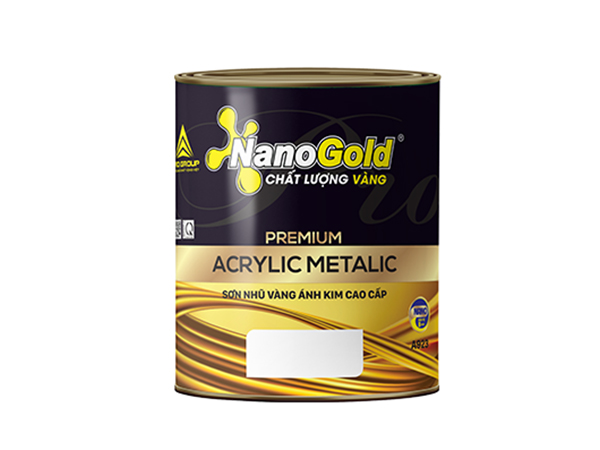 Sơn nhũ vàng ánh kim cao cấp Nano Gold Acrylic Metalic A923